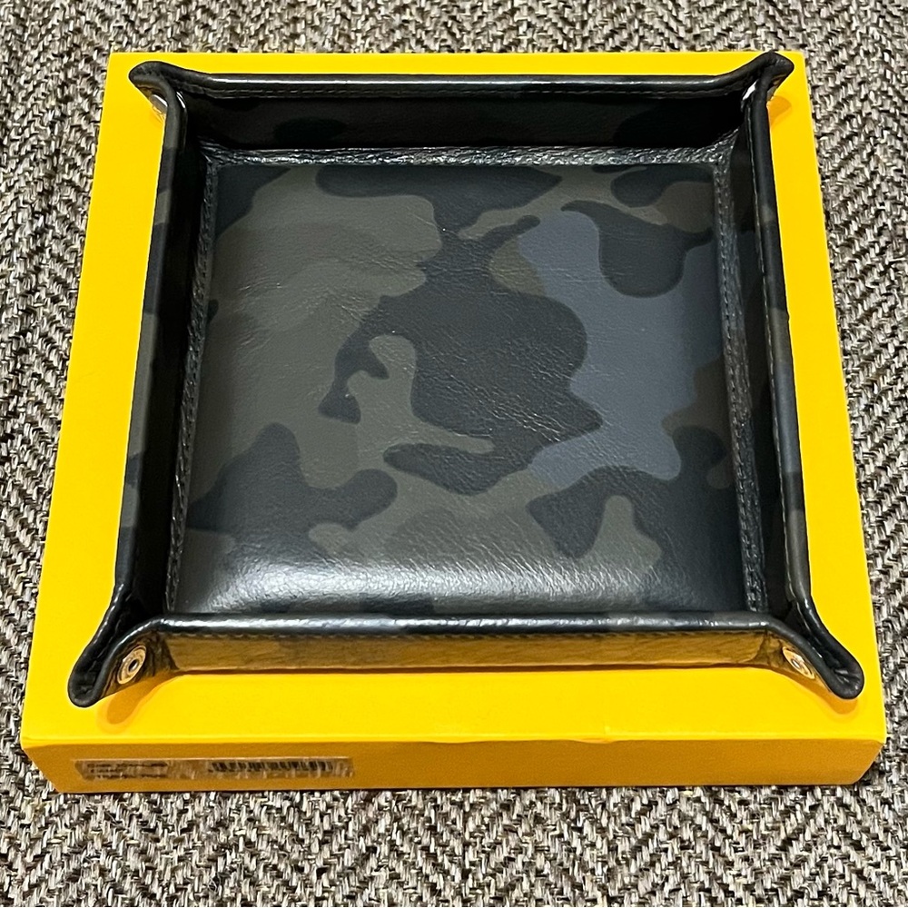 TODD SNYDER X ETTINGER CAMO TRAVEL WATCH TRAY : Limited Edition, SOLD OUT 375.00